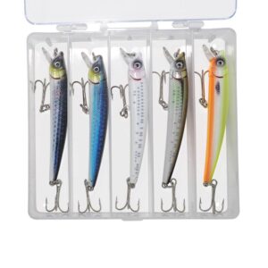Axia Shallow Hard Lures X5Set 95mm 8.0g Floating