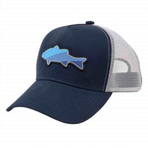 HTO Bass Trucker Hat - Navy/White - One Size