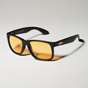 Big Fish 1983 Sunglasses Easy Fish Trout Light Yellow