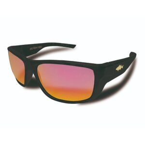 Big Fish 1983 Sunglasses The Mask Evo Sea Bass Pink Red Iridium - Frame Mat Black