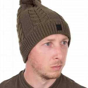 Fox Khaki Knitted Bobble