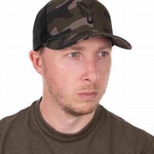 Fox Black Camo Trucker