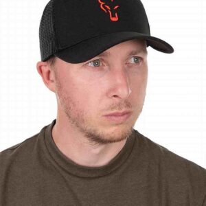 Fox Collection Trucker Cap - Black / Orange