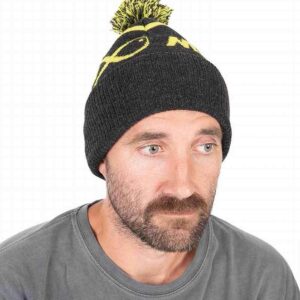 Matrix Lime & Grey Bobble Hat
