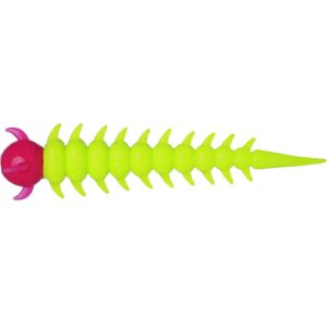 Westin Greedy Worm 5.5cm - Chartreuse/Pink