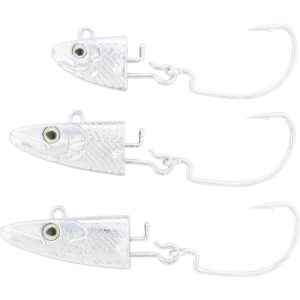 Westin Magic Minnow Weedless Jig Spare Head 27g For 10cm Body Silver #1/0 2pcs