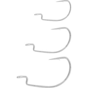 Westin Magic Minnow Weedless Jig Widegap Hook #2/0 Silver 5pcs