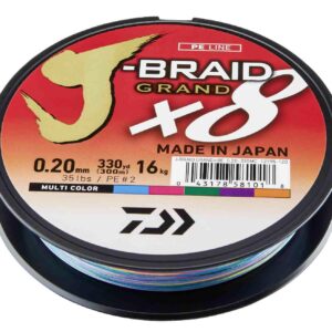 Daiwa J Braid Grand X8 300m - Multicolour