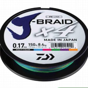 Daiwa J Braid X4 150m - Multicolour