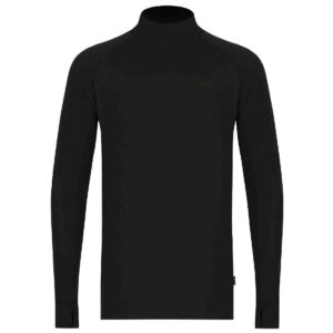 Korda Mock Neck Thermal LS Shirt - Black