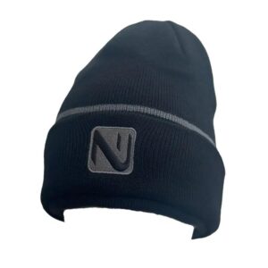 Nufish Black Beanie Hat