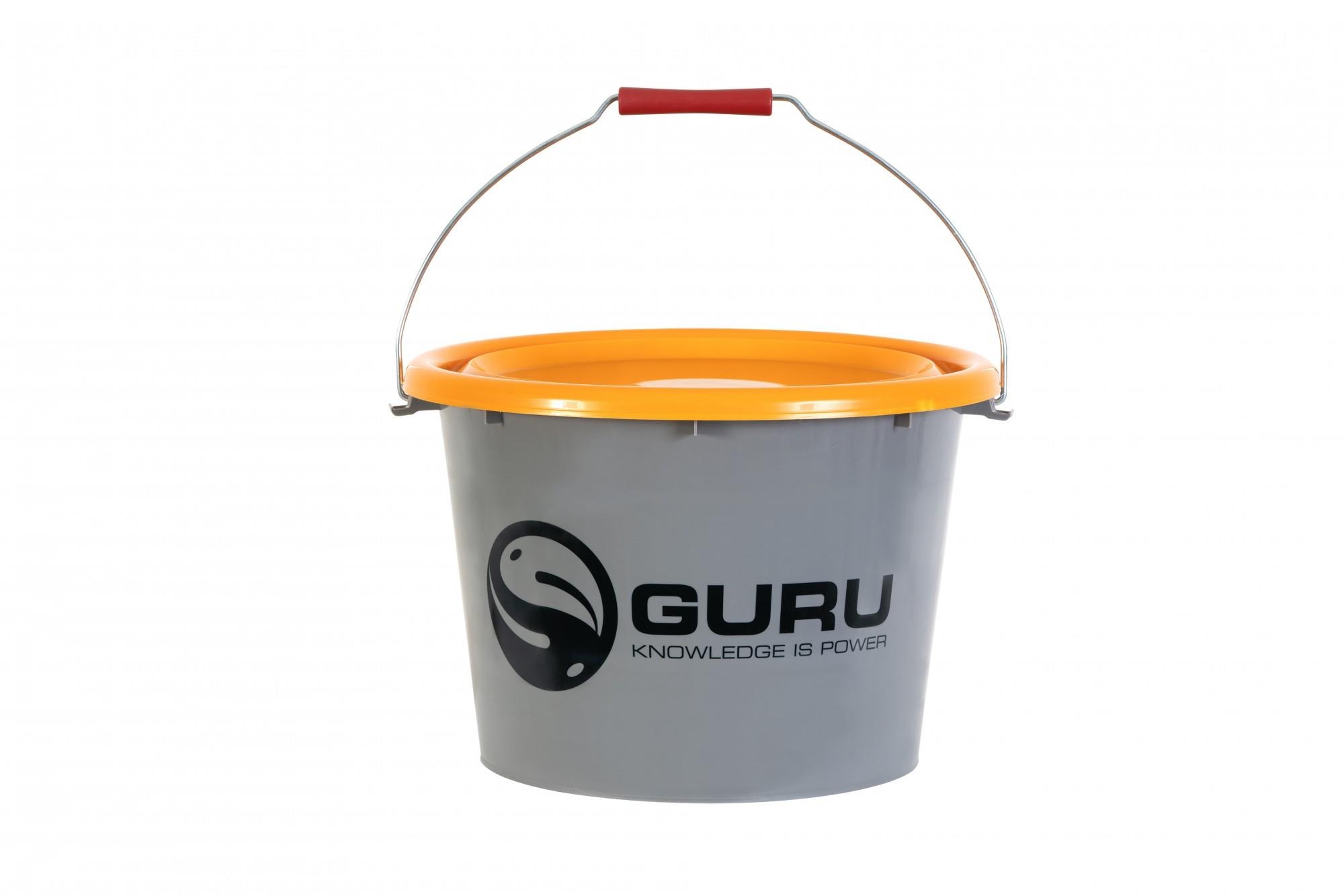 Bucket Gry Guru Bucket Grey 18ltr With Lid