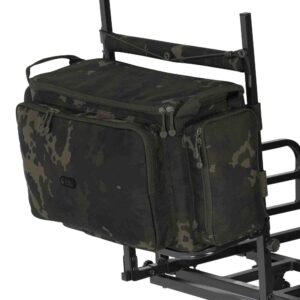 Carp Porter Large Front Barrow Bag Dark Kamo