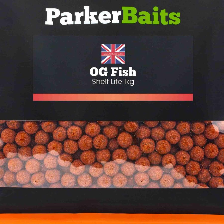 Parker Baits Boilies - OG Fish - Shelf Life - 14mm - 1kg