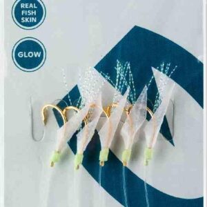 Kinetic Sabiki Silverstrike - Fishskin/Flash