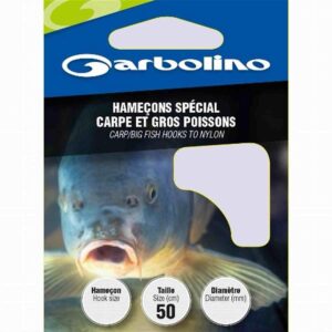 Garbolino Carp/Big Fish Hooks To Nylon Pkt10