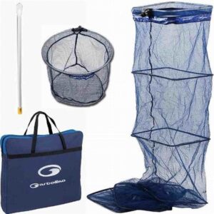 Garbolino Combo Leader Keepnet Rectangular 2m + Netbag + Bankstick + Landing Net