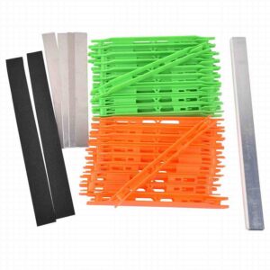 Garbolino Complete Pole Winders Kit - 19cm x 13mm - 38 Winders (19 Green + 19 Orange)