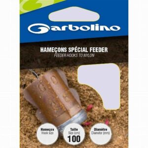 Garbolino Feeder Hooks To Nylon Pkt10
