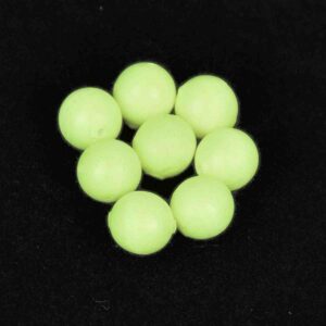 Sunset Beads Floating Round Luminous Green 20pcs