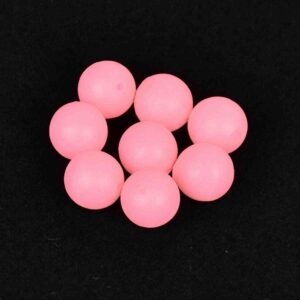 Sunset Beads Floating Round Luminous Pink 20pcs