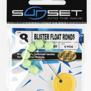 Sunset Blister Float Round 8mm