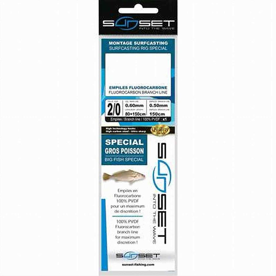 Best Sunfish Rig Sunset Surfcasting Rig RS Competition Special Big Fish / Fluoro