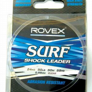 Rovex Mono Surf Shock Leader Hi Viz Yellow 50m