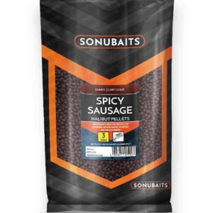 Sonubaits Spicy Sausage Halibut Pellets (900g)