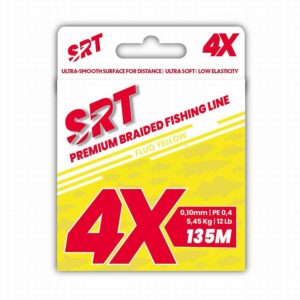 Sert Braid X4 135m - Fluo Yellow - 0.16mm 20lb