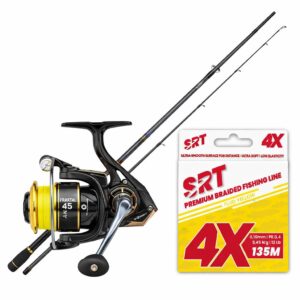 Sunset Lunker 9' Fraktal 4000 Combo + Braid