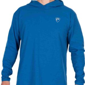 Fox Rage Blue Hooded T-Shirt