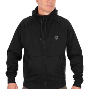 Fox Collection Zipped Hoody - Black