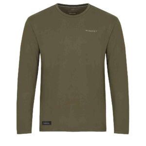 Korda Mindset Minimal LS Tee - Dark Olive