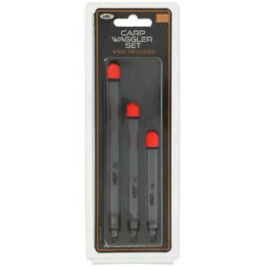 NGT 3 Pack Carp Waggler Floats - 9cm 3g, 11cm 4g and 13cm 6g Mixed Pack