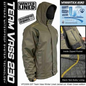Team Vass 230 Winter Lined Jacket - Khaki