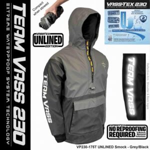 Team Vass 230 Unlined Smock - Grey/Black